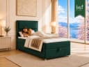 Best for Home Boxspringbett K-11 SINGLE mit Bettkasten und Bonellfederkern Bild 1