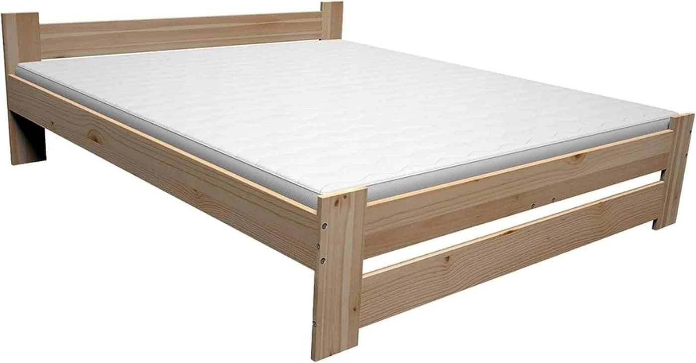 Best for Home Massivholzbett Kiefernholz Natur - Bild 2