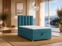 Boxspringbett aus Massivholz mit Bonellfederkern und Topper Bild 2