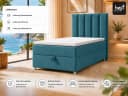 Boxspringbett aus Massivholz mit Bonellfederkern und Topper Bild 5