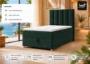 Best for Home Boxspringbett Trinity K10 SINGLE mit Bettkasten & Topper H3 Bild 5