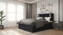 Best for Home Boxspringbett mit Stauraum & Topper Schwarz Bild 2