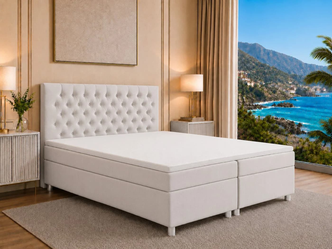 Best for Home Boxspringbett Trinity K-14 mit Stauraum und Topper - Bild 2