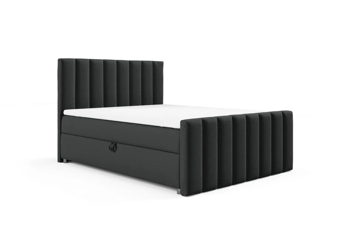 Best for Home Boxspringbett Trinity K10 mit Stauraum und Komfort-Topper - Bild 2