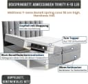 Best for Home Boxspringbett Trinity K10 mit Stauraum und Komfort-Topper Bild 4