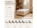 Best for Home Boxspringbett Trinity K-10 mit Bettkasten & Topper Beige Bild 3