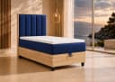 Best for Home Boxspringbett Trinity K-10 mit Bettkasten & Topper Blau Bild 2