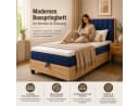 Best for Home Boxspringbett Trinity K-10 mit Bettkasten & Topper Blau Bild 4