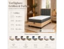 Best for Home Boxspringbett Trinity K-10 mit Bettkasten & Topper grau Bild 3
