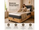 Best for Home Boxspringbett Trinity K-10 mit Bettkasten & Topper grau Bild 4