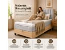 Best for Home Boxspringbett Trinity K-10 mit Bettkasten und Topper Grau Bild 4