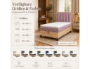 Best for Home Boxspringbett Trinity K-10 mit Bettkasten & Topper Rosa Bild 3