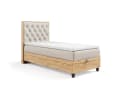 Best for Home Boxspringbett Trinity K-14 Single mit Bettkasten & Topper H3 Beige Bild 2