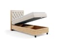 Best for Home Boxspringbett Trinity K-14 Single mit Bettkasten & Topper H3 Beige Bild 3