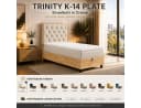 Best for Home Boxspringbett Trinity K-14 Single mit Bettkasten & Topper Bild 3