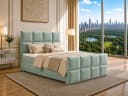 Best for Home Boxspringbett Trinity K-1 LUX Mintgrün mit Stauraum Bild 2