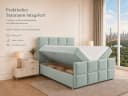 Best for Home Boxspringbett Trinity K-1 LUX Mintgrün mit Stauraum Bild 5