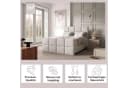 Best for Home Boxspringbett Trinity K-1 LUX Beige mit Stauraum & Topper Bild 1