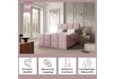 Best for Home Boxspringbett Trinity K-1 LUX Rosa Modern Bild 1