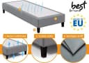 Best for Home Boxspringbett Massivholz Schwarz Modernes Bettgestell Bild 4
