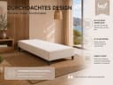 Best for Home Boxspringbettgestell Massivholz Beige Bild 3