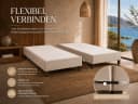 Best for Home Boxspringbettgestell Massivholz Beige Bild 5