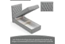 Best for Home Boxspringbett Trinity K-14 mit Bettkasten & Topper Grau Bild 3
