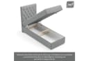 Best for Home Boxspringbett Trinity K-14 mit Bettkasten & Topper Grau Bild 5