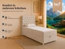 Best for Home Boxspringbett Trinity K-14 mit Bettkasten & gepolstertem Kopfteil Bild 3