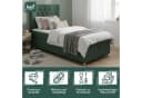 Best for Home Boxspringbett K-14 SINGLE mit Bettkasten und Bonnell-Matratze Bild 1