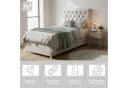 Best for Home Boxspringbett Trinity K-14 mit Bettkasten & gepolstertem Kopfteil Bild 1