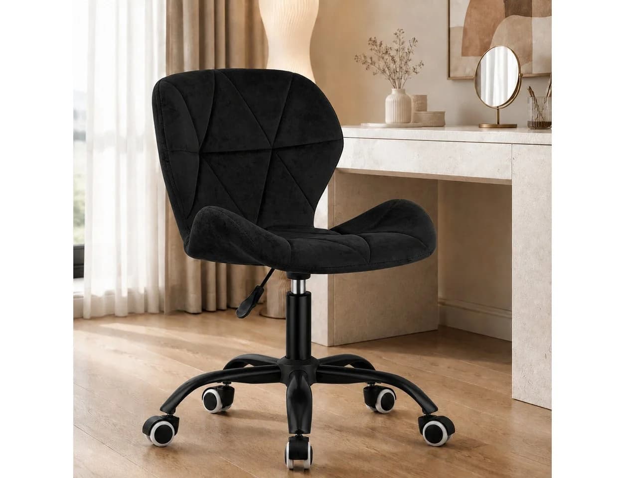 Best for Home Bürostuhl Ergonomisch Höhenverstellbar Schwarz - Bild 2