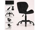 Best for Home Bürostuhl Ergonomisch Höhenverstellbar Schwarz Bild 5