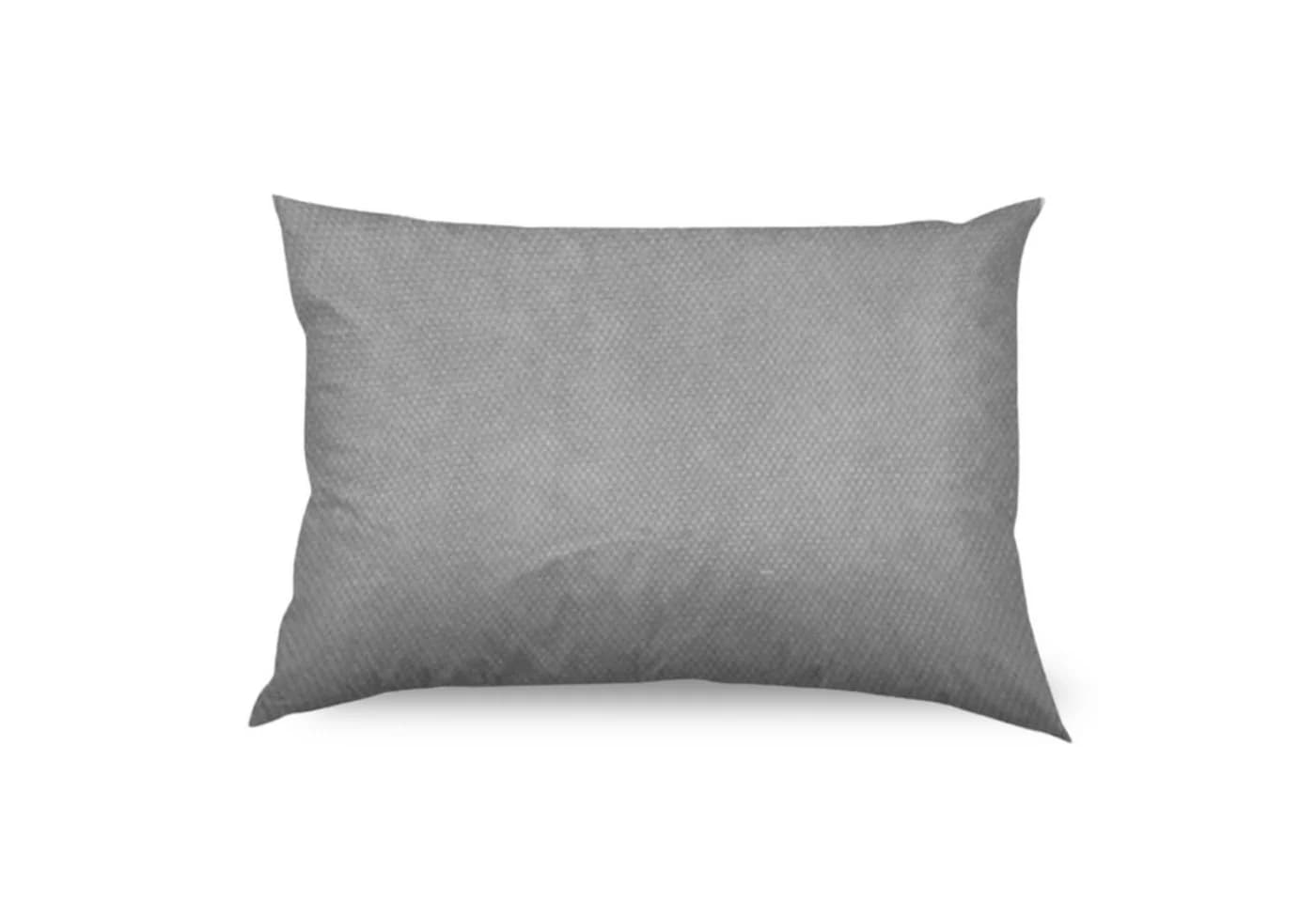 Best for Home Schlafkissen 40x60 cm Baumwolle Hohlfaser Grau - Bild 2