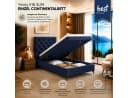 Best for Home Boxspringbett K18 Single SLIM mit Bettkasten und Matratze Bild 1