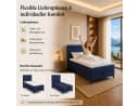 Best for Home Boxspringbett K18 Single SLIM mit Bettkasten und Matratze Bild 4