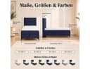 Best for Home Boxspringbett K18 Single SLIM mit Bettkasten und Matratze Bild 5