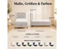 Best for Home Boxspringbett K18 Single SLIM mit Bettkasten und Matratze H3 Bild 5