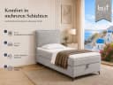 Best for Home Boxspringbett K16 SLIM mit Bettkasten & Bonellfederkernmatratze Bild 3