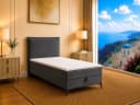 Best for Home Boxspringbett K16 Single SLIM mit Bettkasten & Matratze H3 Bild 2