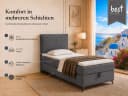 Best for Home Boxspringbett K16 Single SLIM mit Bettkasten & Matratze H3 Bild 3
