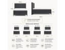 Best for Home Boxspringbett K15 Single SLIM mit Bettkasten & Topper Bild 3