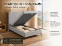 Best for Home Boxspringbett K15 Single SLIM mit Bettkasten & Topper Bild 1