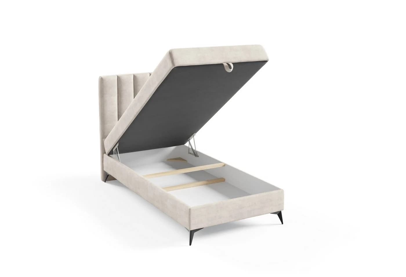 Best for Home Boxspringbett K10 Single SLIM mit Bettkasten - Bild 5