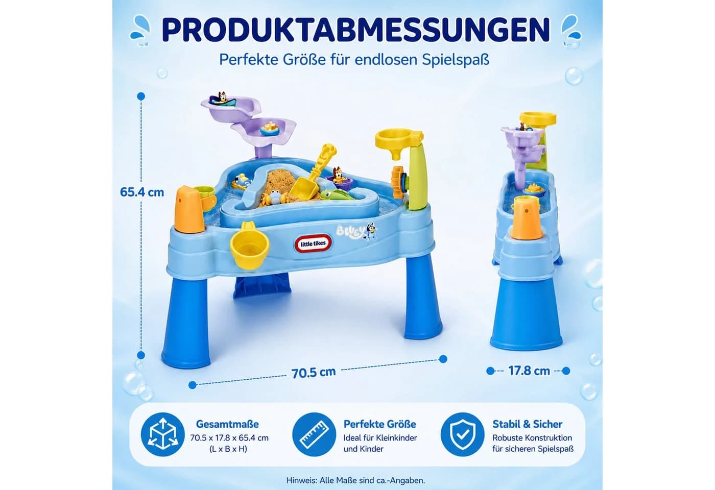 Little Tikes Bluey Wassertisch mit 6 Zubehörteilen - Bild 5
