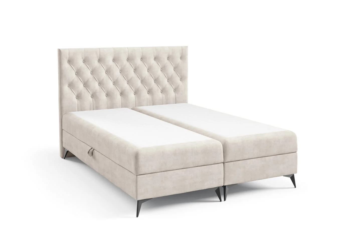 Best for Home Boxspringbett K18 SLIM mit Bettkasten und Bonellmatratze - Bild 3