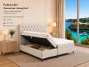 Best for Home Boxspringbett K18 SLIM mit Bettkasten & Topper Bild 5