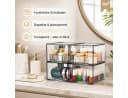 Best for Home Schubladenbox 4-teilig Transparent Stapelbar Bild 1