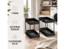 Best for Home Küchenorganizer-Set Schwarz 2-teilig Bild 1
