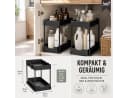 Best for Home Küchenorganizer-Set Schwarz 2-teilig Bild 3